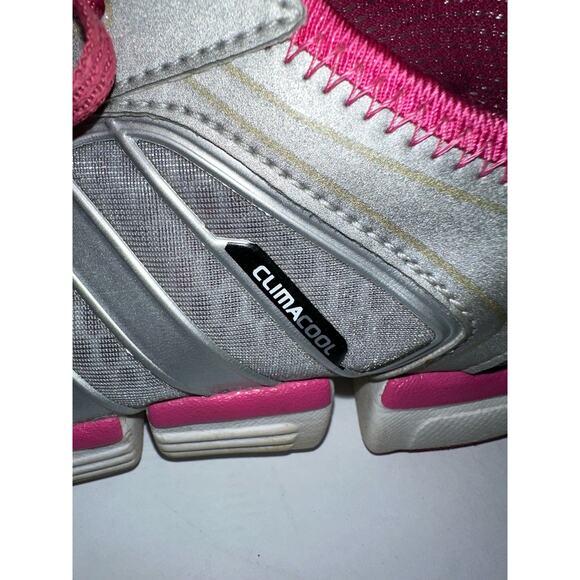 Adidas Climacool Oscillation Women's‎ 8.5 Silver/Pink Mesh Running Sneakers - Picture 5 of 7